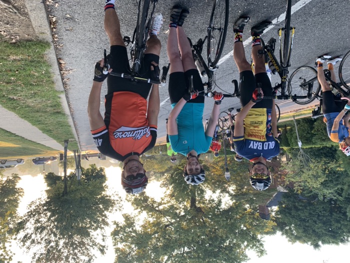 Adam at the Gran Fondo Frederick, MD, 2019
